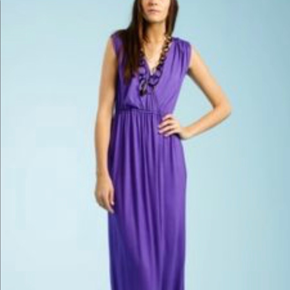 Bohemian purple maxi by Trina Turk